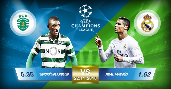 Superbetın Sporting Lisabon - Real Madrid oran