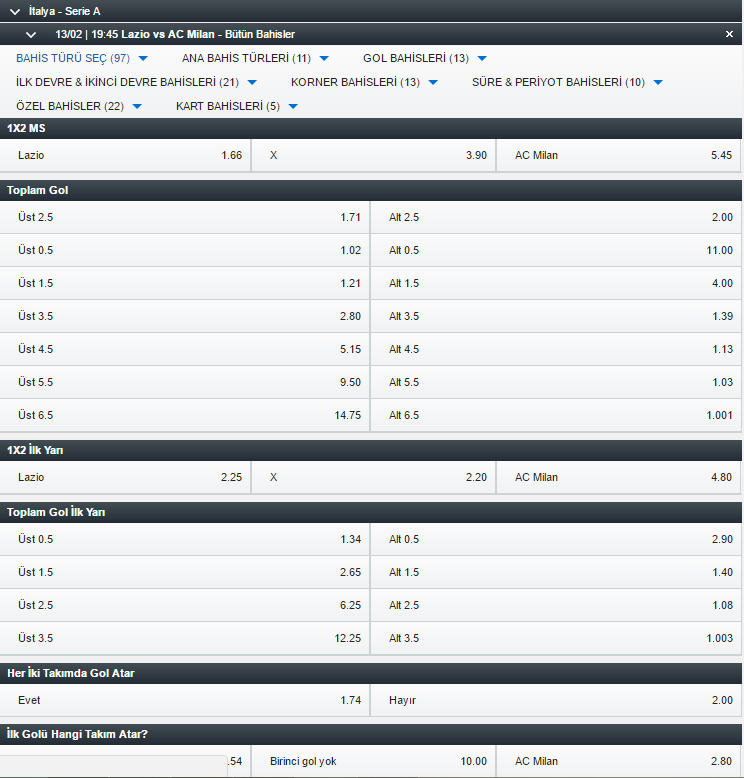 lazio-milan-bahis-oranları